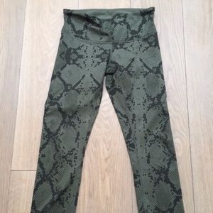 Lululemon Army Green Workout Pants